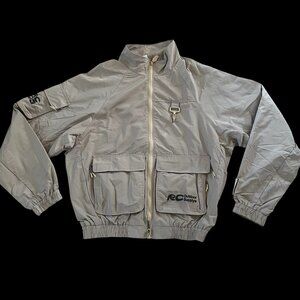 Reese Cooper Outdoor Supply Taupe Cargo Track Jacket Size Small